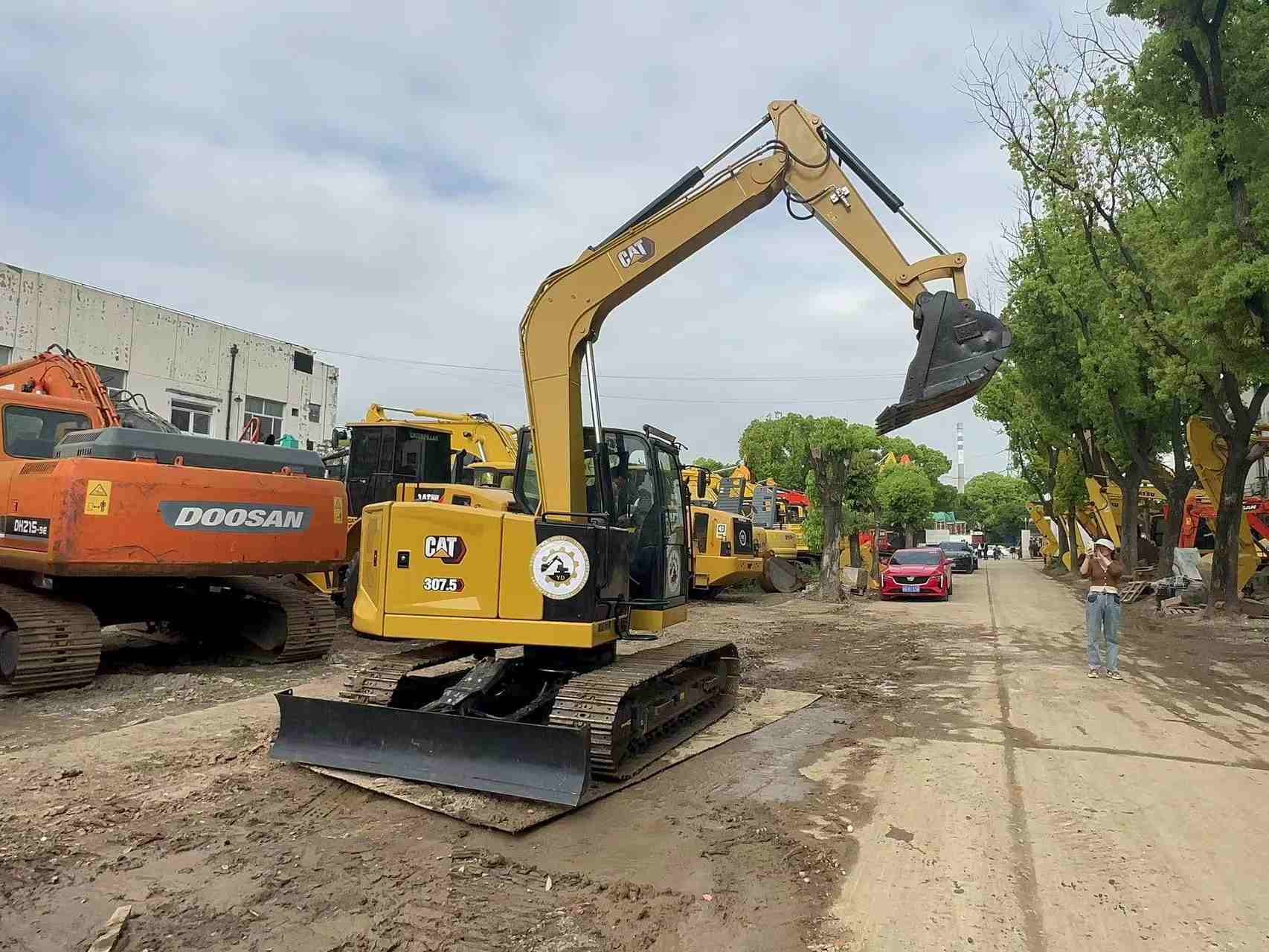 জাপান, মার্কিন যুক্তরাষ্ট্র ব্যবহৃত CAT Excavator বিক্রির জন্য সেকেন্ড হ্যান্ড 307.5 Jindongyu যন্ত্রপাতি