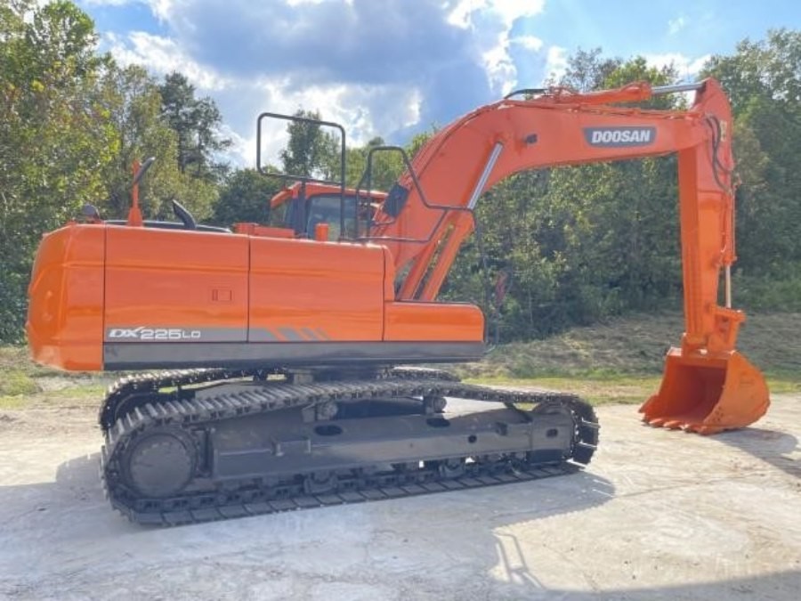 কোরিয়া ব্যবহৃত Doosan Excavator বিক্রয়ের জন্য সেকেন্ড হ্যান্ড DX225LC Jindongyu যন্ত্রপাতি