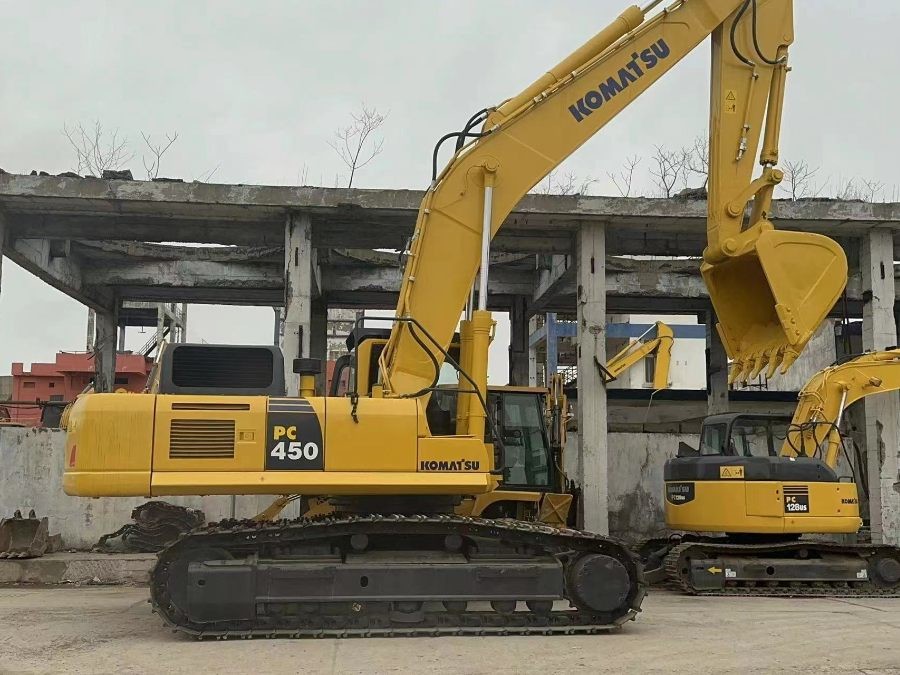জাপান বিক্রয়ের জন্য ব্যবহৃত Komatsu Excavator সেকেন্ড হ্যান্ড PC450-8 Jindongyu যন্ত্রপাতি