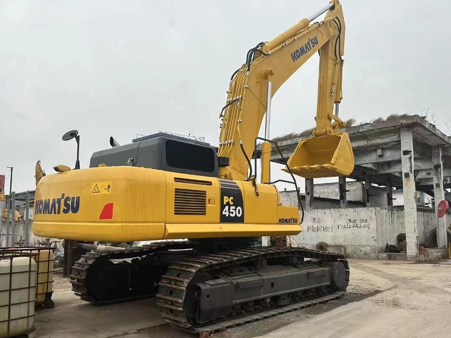 জাপান বিক্রয়ের জন্য ব্যবহৃত Komatsu Excavator সেকেন্ড হ্যান্ড PC450-8 Jindongyu যন্ত্রপাতি