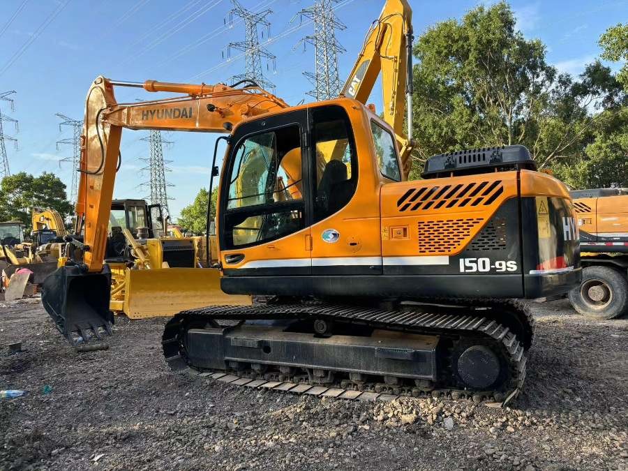 কোরিয়া ব্যবহৃত হুন্ডাই Excavator বিক্রয়ের জন্য সেকেন্ড হ্যান্ড R150-9s R220LC-9s Jindongyu যন্ত্রপাতি