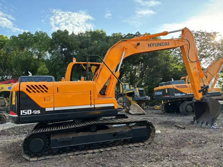 কোরিয়া ব্যবহৃত হুন্ডাই Excavator বিক্রয়ের জন্য সেকেন্ড হ্যান্ড R150-9s R220LC-9s Jindongyu যন্ত্রপাতি