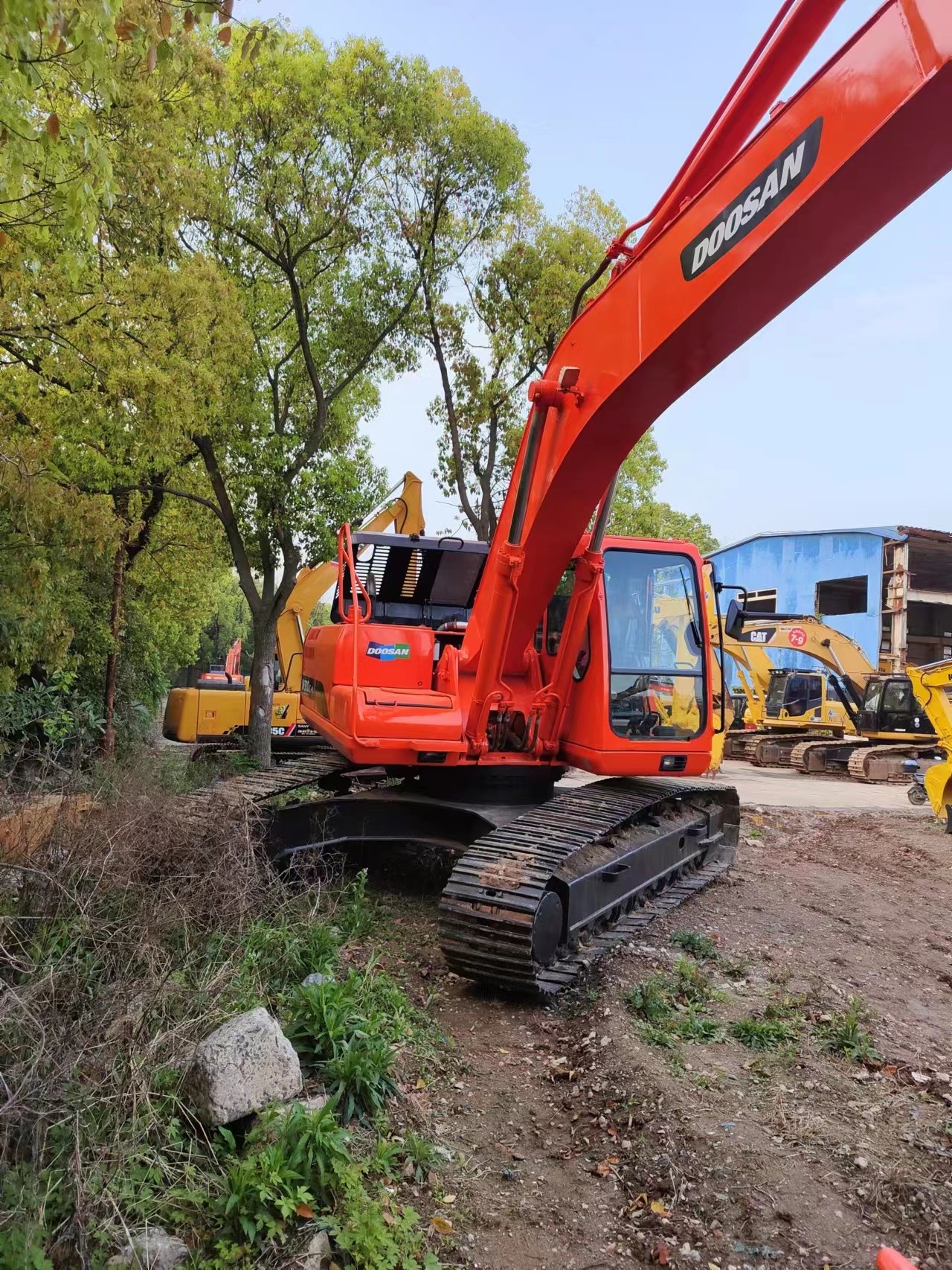 কোরিয়া ব্যবহৃত Doosan Excavator বিক্রয়ের জন্য দ্বিতীয় হাতের DH300LC Jindongyu যন্ত্রপাতি